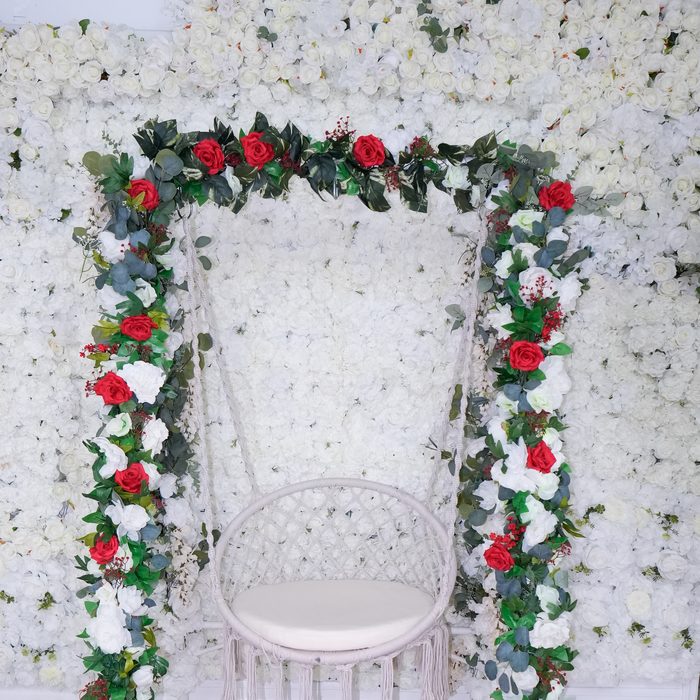 Flower wall detail